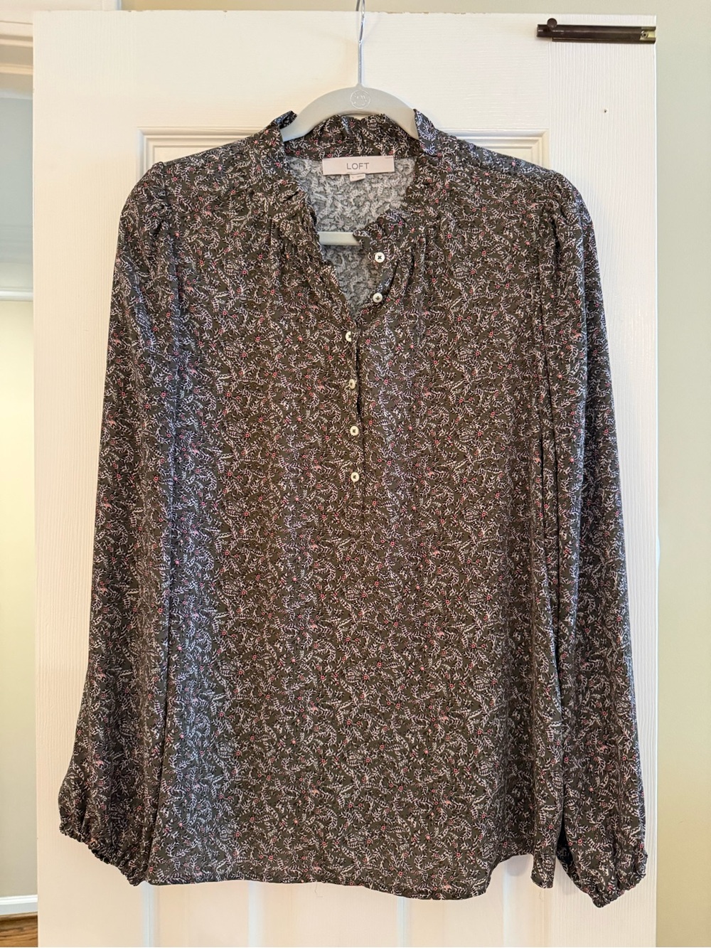 LOFT Floral Blouse